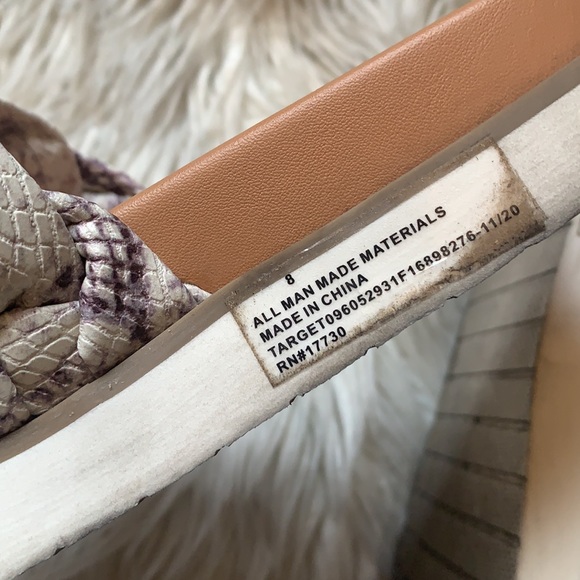 A New Day snake print sandals - Picture 5 of 8